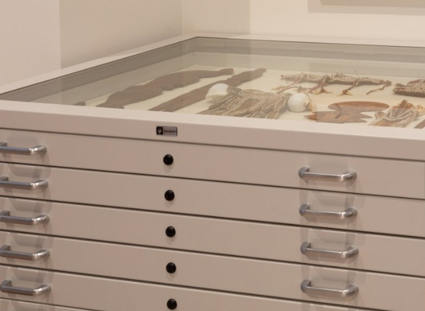 archive glass top flat file