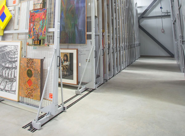 art rack hanging art mobile lateral system