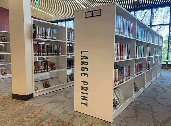 cantilever library display shelving