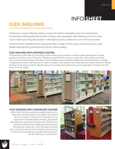 flex library shelving