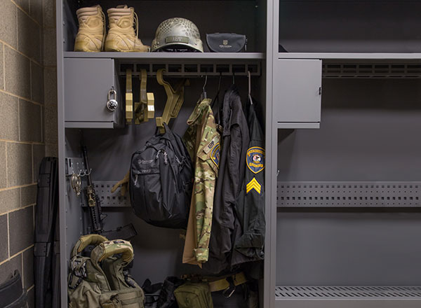 tactical gear police swat locker room